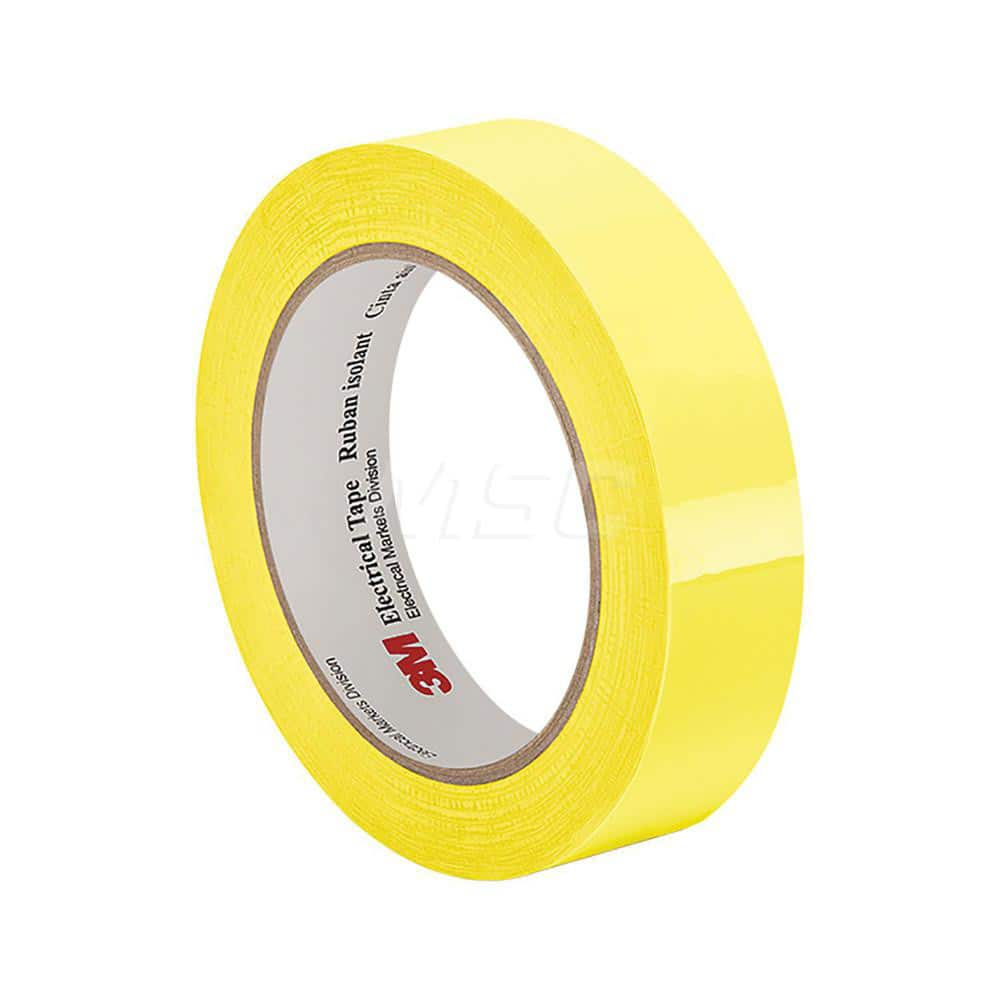 Polyester Film Tape: 1/4″ Wide, 72 yd Long, 3.5 mil Thick 50 Lb/In Tensile Strength, Acrylic Adhesive, 266 ° F