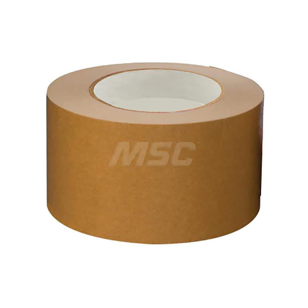 Packaging Tape: 3″ Wide, 60 yd Long, 6 mil Thick, Kraft Kraft Paper, Pressure Sensitive Rubber Adhesive, 33 lb/in Tensile Strength