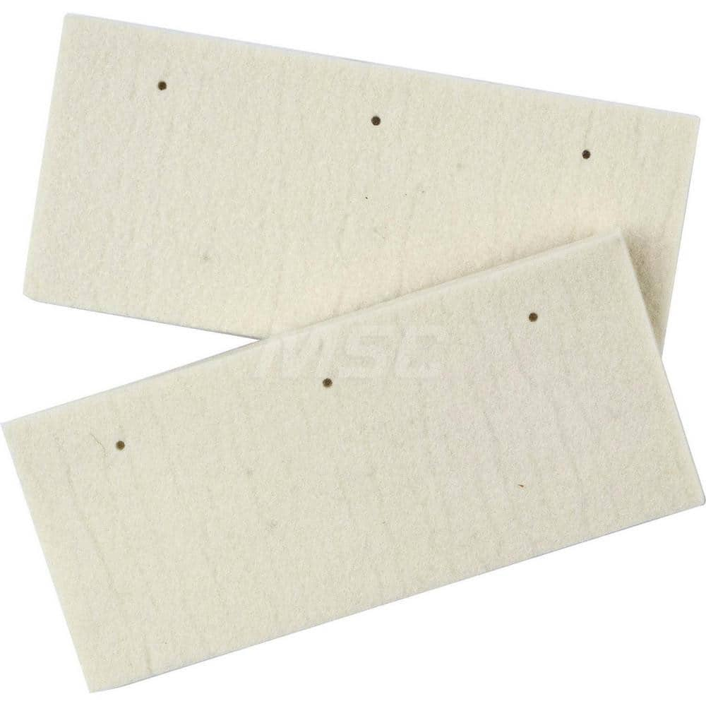 Felt Sheets; Material: Felt; Width (Inch): 4.0000; Length Type: Regular; Length (Inch): 9; Density (Lb./Sq. Yd.): 8.48; Color: White