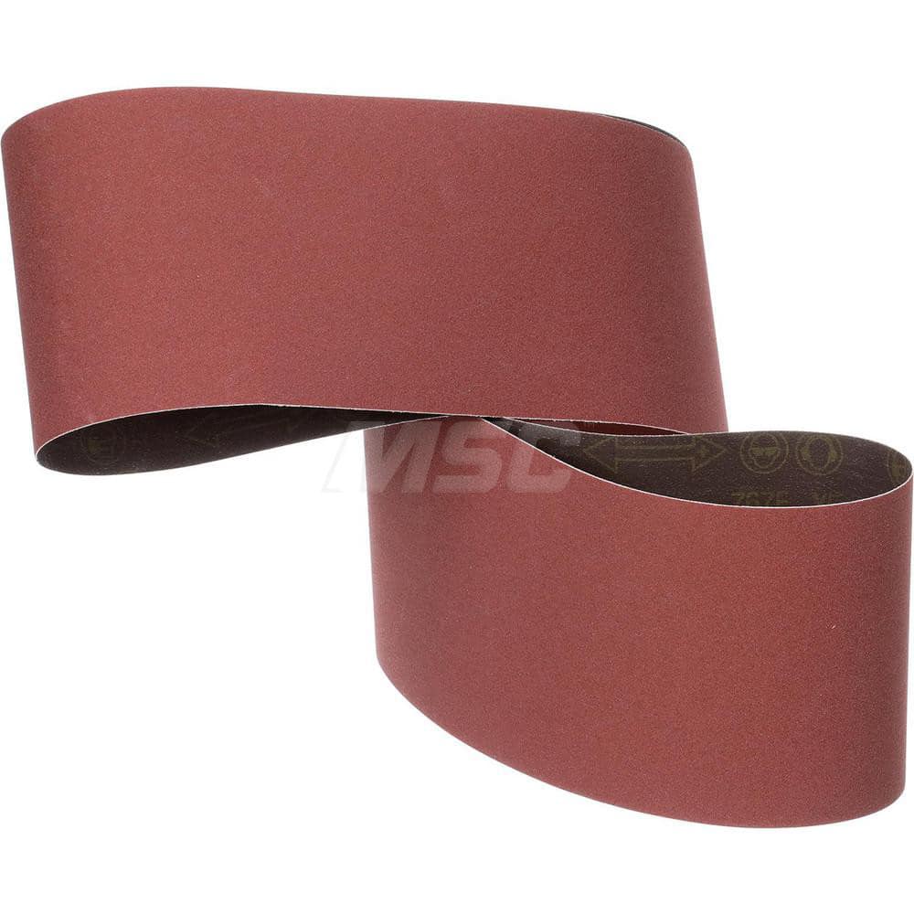 Abrasive Belt: 6″ Width, 90″ OAL, 120+ Grit, Ceramic Coated