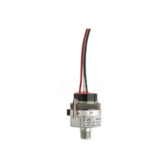 Pressure, Vacuum & Compound Switches; Type: Miniature Vacuum Switch; Thread Size: 1/8; Voltage: 250VAC / 30VDC; Thread Type: NPT Male; Amperage: 5.0000; Electrical Connection: 12in Free Leads; Wetted Parts Material: 17-4 PH Zinc Alloy; Repeatability: 2; C