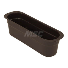 Cans, Pails & Tubs; Product Type: Tub; Volume Capacity Range: 0 - 6.8 gal; Body Material: Polypropylene; Volume Capacity: 6.8; Opening Type: Open Head; Color: Brown; Product Type: Tub; Material: Polypropylene; Volume Capacity (Gal.): 6.8; Color: Brown