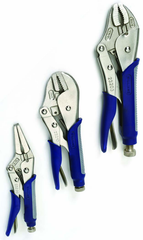 3 Piece - Asst Jaw Cushion Grip Locking Plier Set - Americas Tooling