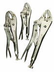 3 Piece - Curved Jaw Locking Plier Set - Americas Tooling