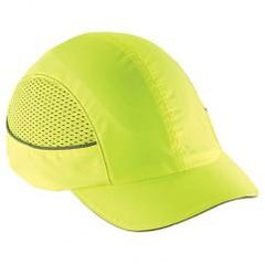 8960 SHORT BRIM LIME BUMP CAP W/LED - Americas Tooling