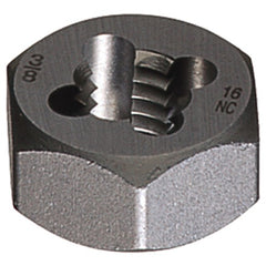 ‎7/16-14 HSS 492 Hexagon Rethreading Die - Exact Industrial Supply