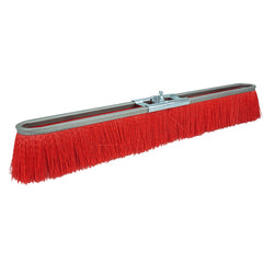 18″ Vortec Pro Medium Sweep Strip Broom, Red Polypropylene Fill - Americas Tooling