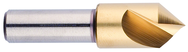 1/2" Size-1/4 Shank-82°-HSS Single Flute Countersink - Americas Tooling