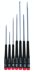 7 Piece - Precision Slotted & Phillips Screwdriver Set - #26092 - Includes: Slotted 2.5 - 4.0mm & Phillips Screwdriver #0 x 75 - Americas Tooling