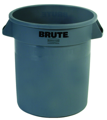 Brute - 10 Gallon Round Container - Double-ribbed base - Americas Tooling