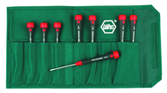 7 Piece - .7 - 3mm - In Pouch - PicoFinish Precision Hex Screwdriver Metric Set - Americas Tooling