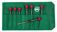 8 Piece - .028 - 1/8 - PicoFinish Precision Hex Screwdriver Inch Set In Pouch - Americas Tooling