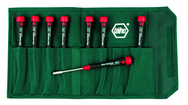 8 Piece - 3/32 - 1/4" - PicoFinish Precision Inch Nut Driver Set in Canvas Pouch - Americas Tooling