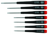 7 Piece - T5; T6; T7; T8 x 40mm; T9; T110x 50mm; T15 x 60mm - Precision Torx Screwdriver Set - Americas Tooling