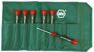 6 Piece - T6; T7; T8 x 40mm; T9; T10 x 50mm; T15 x 60mm - PicoFinish Precision MagicSpring® Screw Holding Torx® Screwdriver Set - Americas Tooling