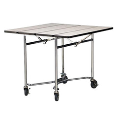 Lakeside - 36" Wide x 30" High x 36" Deep, Mobile Room Service Table - Exact Industrial Supply