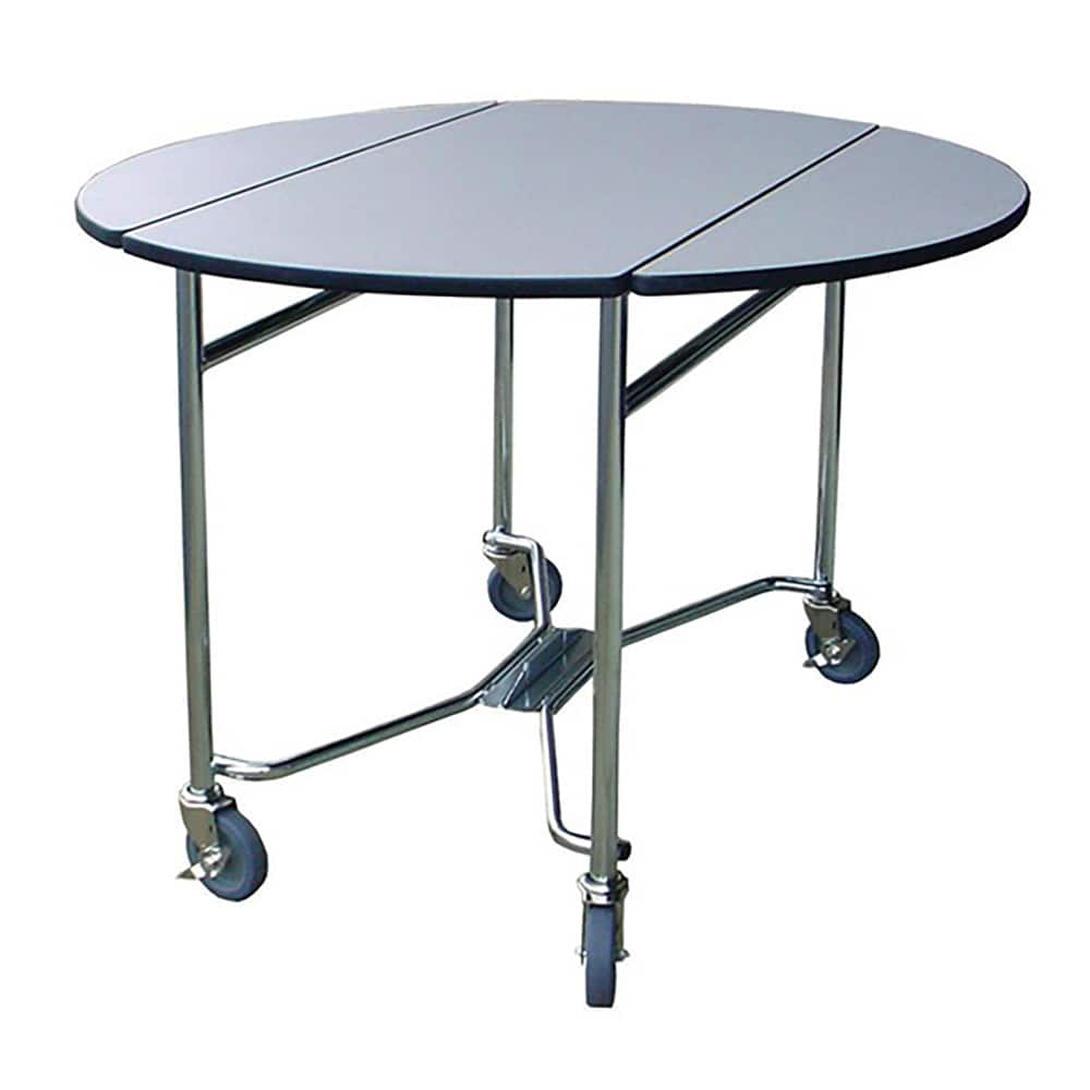 Lakeside - 40" Wide x 30" High x 40" Deep, Mobile Room Service Table - Exact Industrial Supply