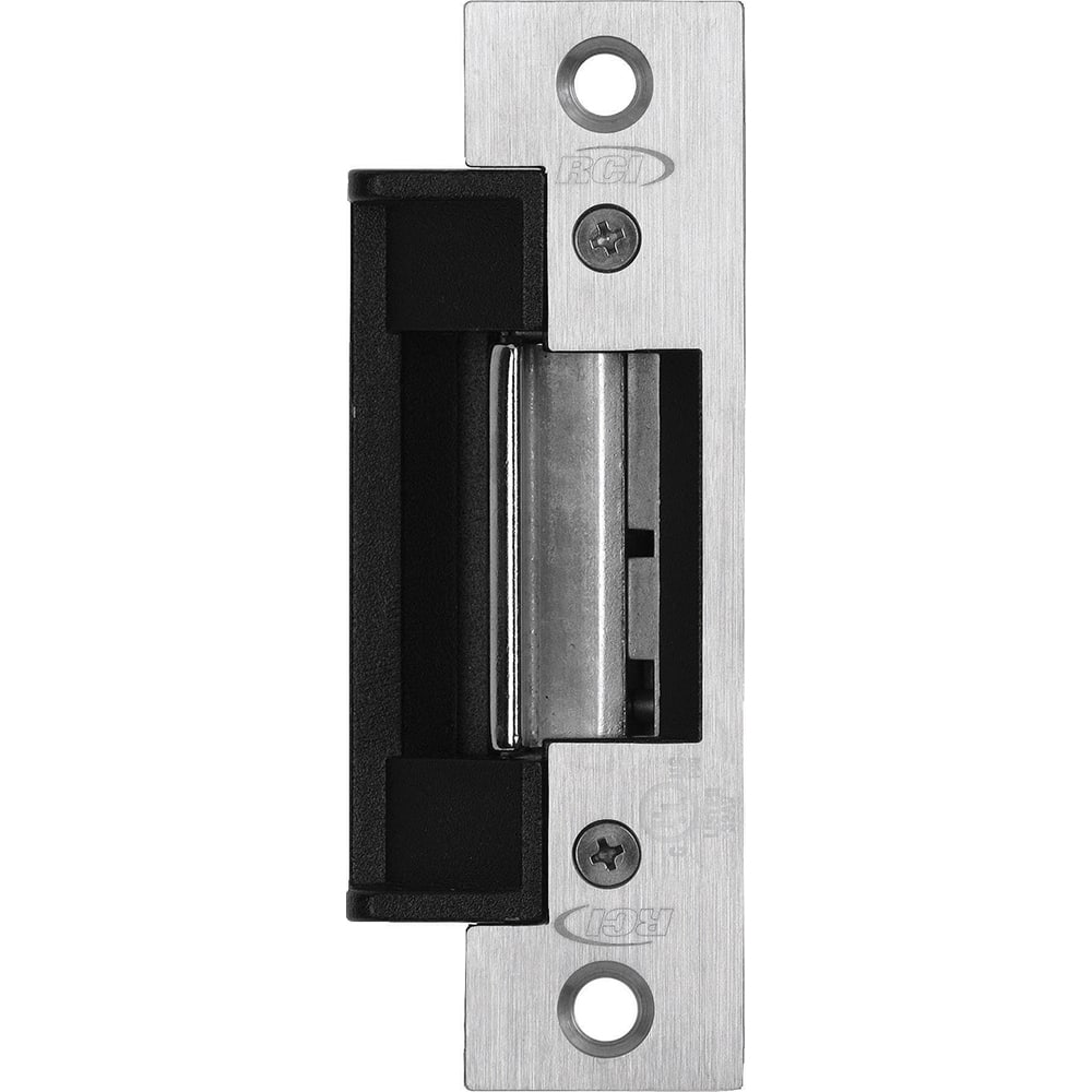 Dorma Kaba - Strikes; Type: Fire Rated Centerline Strikes ; Length (Inch): 4-7/8 ; Width (Inch): 1-1/4 ; Material: Stainless Steel ; Finish/Coating: Brushed Stainless (32D) - Exact Industrial Supply