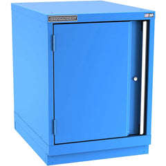 Champion Tool Storage - Storage Cabinets; Type: Desk-Height Narrow Wide Door Cabinet ; Width (Inch): 22-3/16 ; Depth (Inch): 28-1/2 ; Height (Inch): 29-7/8 ; Number of Shelves: 2 ; Material: Steel - Exact Industrial Supply