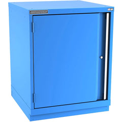 Champion Tool Storage - Storage Cabinets; Type: Bench-Height Standard Wide Door Cabinet ; Width (Inch): 28-1/4 ; Depth (Inch): 28-1/2 ; Height (Inch): 35-7/8 ; Number of Shelves: 3 ; Material: Steel - Exact Industrial Supply