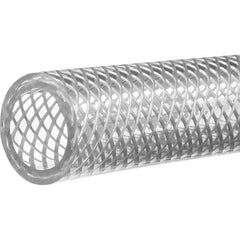 Value Collection - 1" ID x 1-1/4" OD, 25' Long, PVC Reinforced (3A) Tube - Clear, 120 Max psi, -50 to 150°F - Americas Tooling