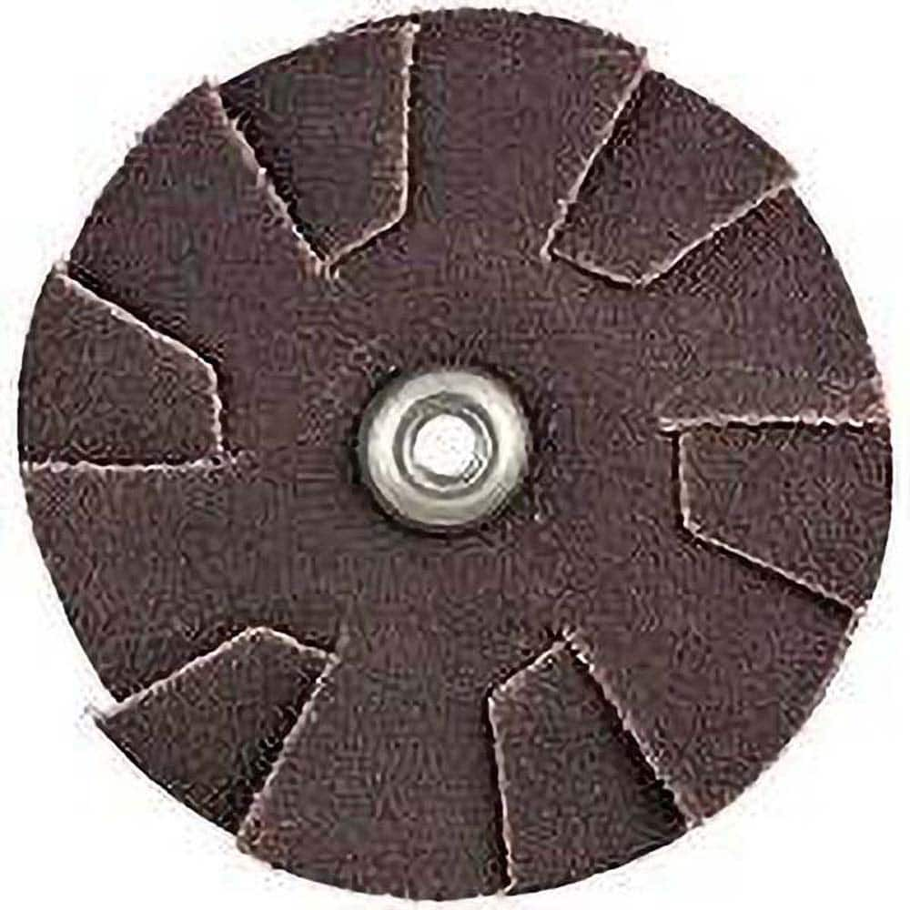 Superior Abrasives - Slotted Overlap Discs; Abrasive Type: Coated ; Overlap Disc Type: Inward & Outward ; Disc Diameter (Inch): 2 ; Abrasive Material: Aluminum Oxide ; Grit: 120 ; Grade: General Purpose - Exact Industrial Supply