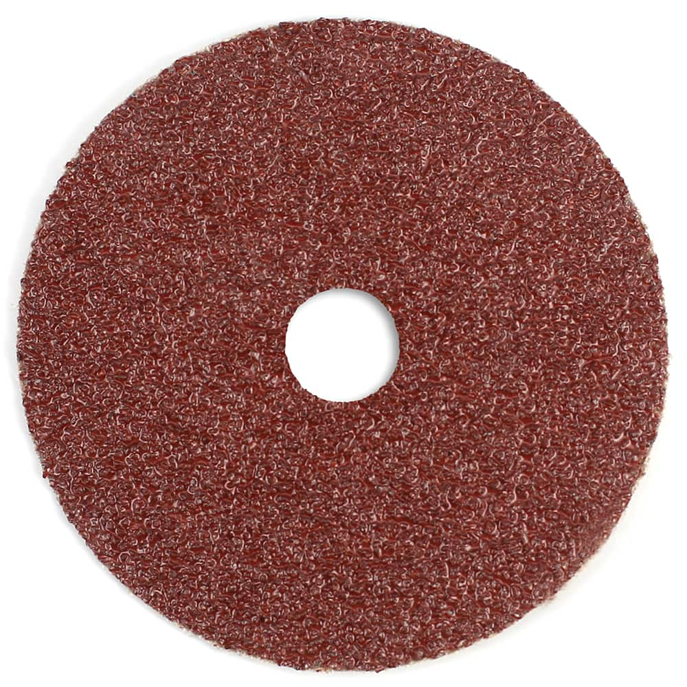 Superior Abrasives - Fiber Discs; Disc Diameter (Inch): 4-1/2 ; Abrasive Material: Aluminum Oxide ; Grit: 60 ; Center Hole Size (Inch): 7/8 ; Backing Material: Fiber ; Flexible: No - Exact Industrial Supply