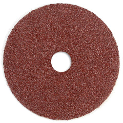 Superior Abrasives - Fiber Discs; Disc Diameter (Inch): 7 ; Abrasive Material: Aluminum Oxide ; Grit: 24 ; Center Hole Size (Inch): 7/8 ; Backing Material: Fiber ; Flexible: No - Exact Industrial Supply