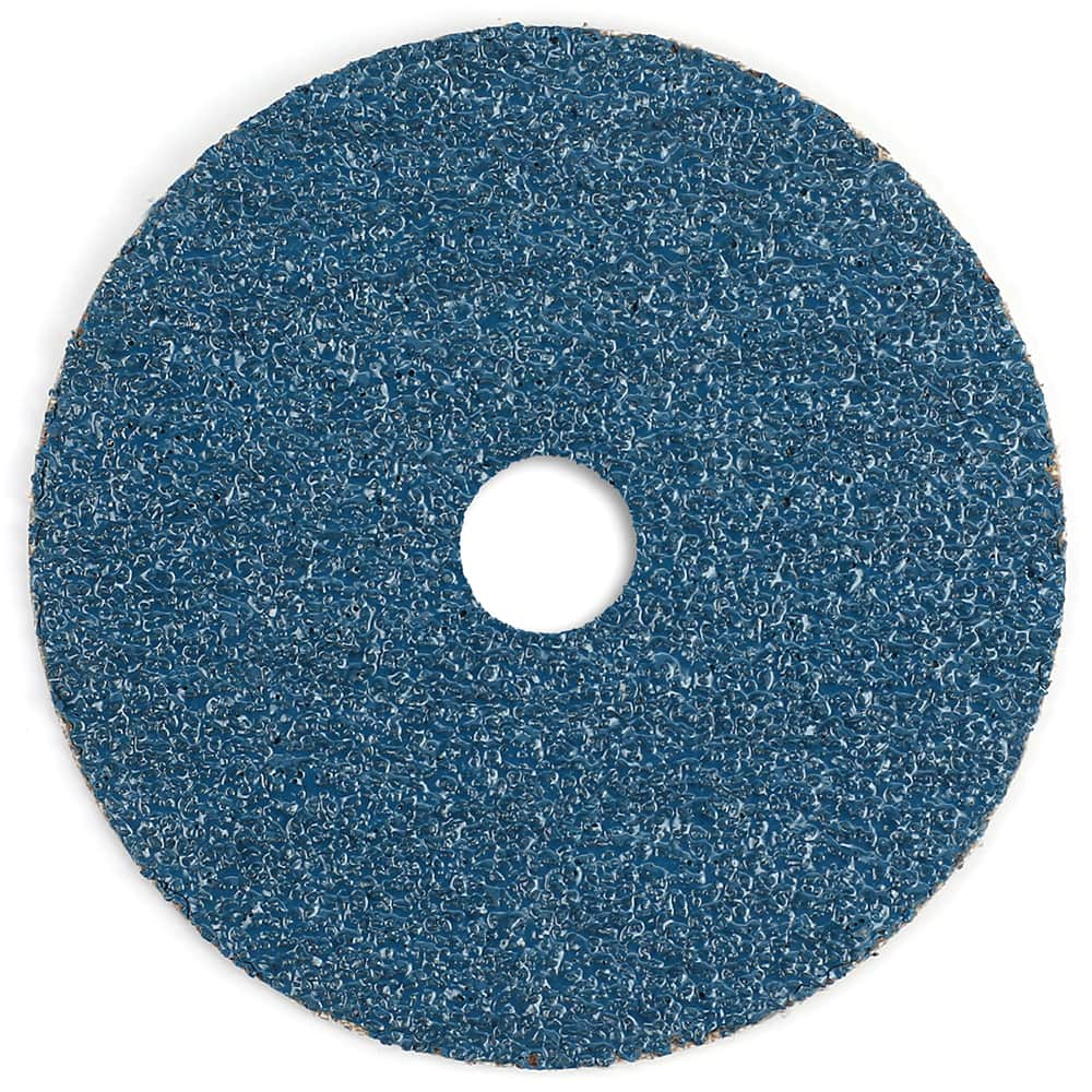 Superior Abrasives - Fiber Discs; Disc Diameter (Inch): 5 ; Abrasive Material: Zirconia Alumina ; Grit: 50 ; Center Hole Size (Inch): 7/8 ; Backing Material: Fiber ; Flexible: No - Exact Industrial Supply