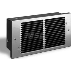 Electric Forced Air Heaters; Heater Type: Wall; Maximum BTU Rating: 5118; Voltage: 120V; Phase: 1; Wattage: 1500; Overall Length (Decimal Inch): 7.5600; Overall Width (Inch): 14; Overall Width (Decimal Inch - 4 Decimals): 14.0000; Overall Height (Decimal