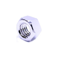 Hex Nut: Grade 316 Stainless Steel, NL-19 Finish Right Hand Thread, 30 mm Across Flats, DIN 934