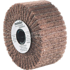 Unmounted Flap Wheels; Abrasive Type: Coated; Abrasive Material: Nylon; Aluminum Oxide; Outside Diameter (Inch): 4; Face Width (Inch): 2; Center Hole Size (Inch): 7/8; Grade: Coarse; Grit: 60; Maximum RPM: 5600