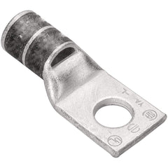 Burndy - Ring Terminals; Terminal Type: Rectangle ; Insulation Type: NonInsulated ; Connection Type: Compression ; Compatible Wire Size (AWG): 2/0 ; Stud Size (Inch): 1/2 ; Color: Black - Exact Industrial Supply