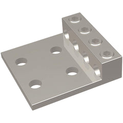 Burndy - Ring Terminals; Terminal Type: Rectangle ; Insulation Type: NonInsulated ; Connection Type: Lug ; Compatible Wire Size (AWG): 6 (Strand) ; Compatible Wire Size (kcmil): 250 ; Stud Size (Inch): 1/2 - Exact Industrial Supply