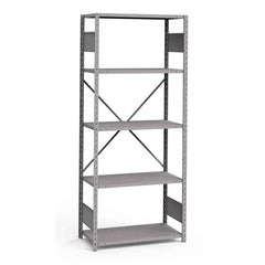 Rousseau Metal - Steel Shelving; Type: Shelving ; Starter or Add-On: Starter ; Load Capacity (Lb.): 3500.000 ; Number of Shelves: 5 ; Width (Inch): 36 ; Height (Inch): 87 - Exact Industrial Supply