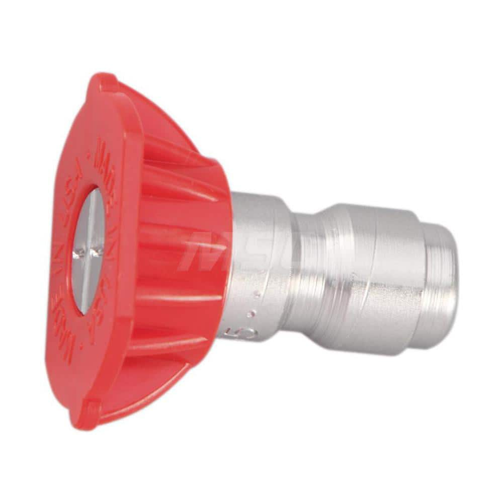 Pressure Washer Nozzles; Nozzle Type: Spray; Nozzle Color: Red; Maximum Spray Angle: 0; Spray Pattern: Stream; Nozzle Style: Fixed; Material: Steel; Connection Type: Quick Disconnect; Orifice Diameter: 3.500; Maximum Pressure: 4200; Style: Fixed; Material