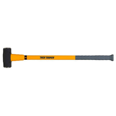 Sledge Hammers; Head Weight (Lb): 8 lb; Head Weight (Oz): 96 oz; Head Material: Steel; Handle Material: Fiberglass; Double/Single Face: Double; Handle Color: Yellow; Head Color: Black; Head Length: 6 in; Hardness: Hard; Overall Length: 39.00