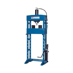 Shop Presses; Power Type: Hydraulic; Frame Type: H-Frame Movable Table; Pressure: 17; Stroke: 6.3000; Minimum Ram To Table: 4.52 in; Ram Return Operation: Release Valve; Cylinder Type: Single Acting; Hydraulic Oil Included: No; Overall Height: 76 in; Over