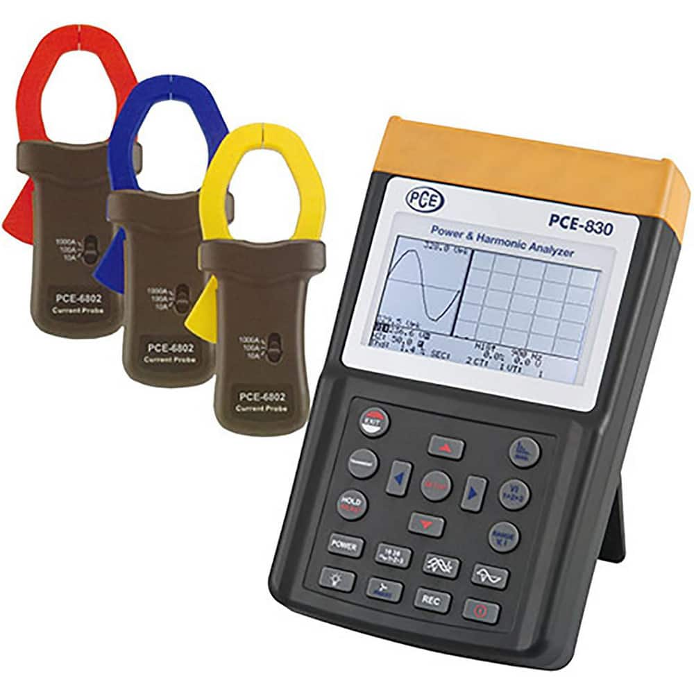 Power Meters; Meter Type: Power Quality Analyzer; Application: Power Meter; Maximum Current Capability (A): 3000.00; Maximum Solar Power Measurement: 9999 kW; Power Factor: 1; Peak Capture: Yes; Storage: 512; Cat Rating: CAT III; Data Logging: Yes; Overal