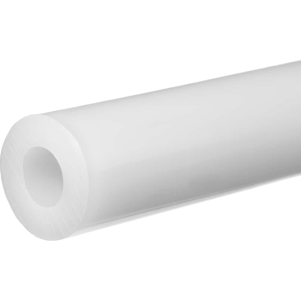 PTFE Tube: 1/4″ ID, 3/8″ OD, 50' Long 190 psi, White