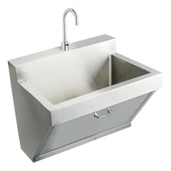 ELKAY - Stainless Steel Sinks Type: Surgeon's Scrub Sink Outside Length: 30 (Inch) - Americas Tooling