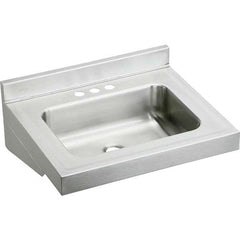 ELKAY - Stainless Steel Sinks Type: Lavatory Sink-Wall Hung Outside Length: 22 (Inch) - Americas Tooling