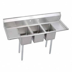 ELKAY - Stainless Steel Sinks Type: Scullery Sink Outside Length: 66 (Inch) - Americas Tooling