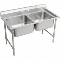 ELKAY - Stainless Steel Sinks Type: Scullery Sink Outside Length: 47-1/4 (Inch) - Americas Tooling