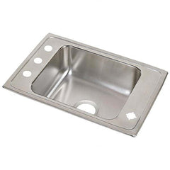 ELKAY - Stainless Steel Sinks Type: Drop In Sink Outside Length: 22 (Inch) - Americas Tooling