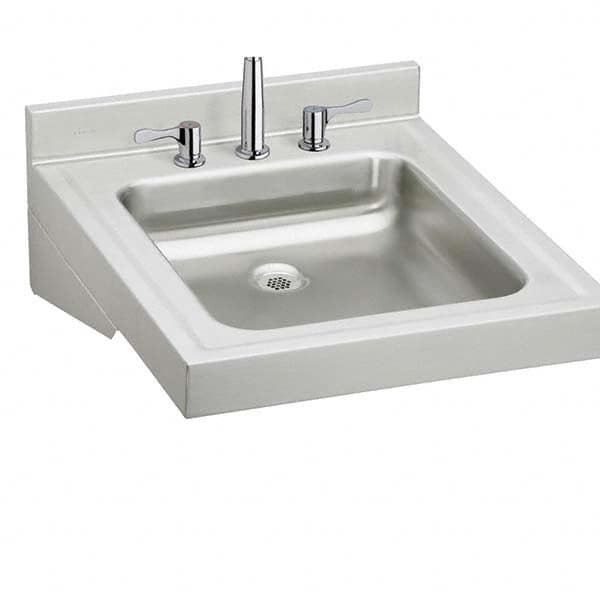 ELKAY - Stainless Steel Sinks Type: Lavatory Sink-Wall Hung Outside Length: 19 (Inch) - Americas Tooling