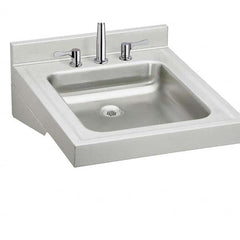 ELKAY - Stainless Steel Sinks Type: Lavatory Sink-Wall Hung Outside Length: 19 (Inch) - Americas Tooling