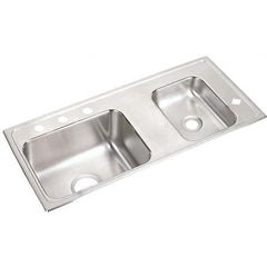 ELKAY - Stainless Steel Sinks Type: Drop In Sink Outside Length: 37-1/4 (Inch) - Americas Tooling