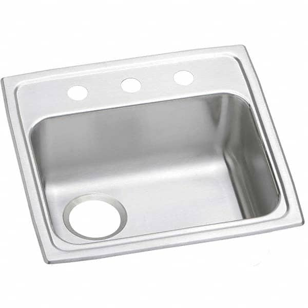 ELKAY - Stainless Steel Sinks Type: Drop In Sink Outside Length: 19-1/2 (Inch) - Americas Tooling