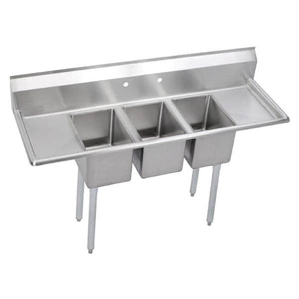 ELKAY - Stainless Steel Sinks Type: Scullery Sink Outside Length: 64 (Inch) - Americas Tooling